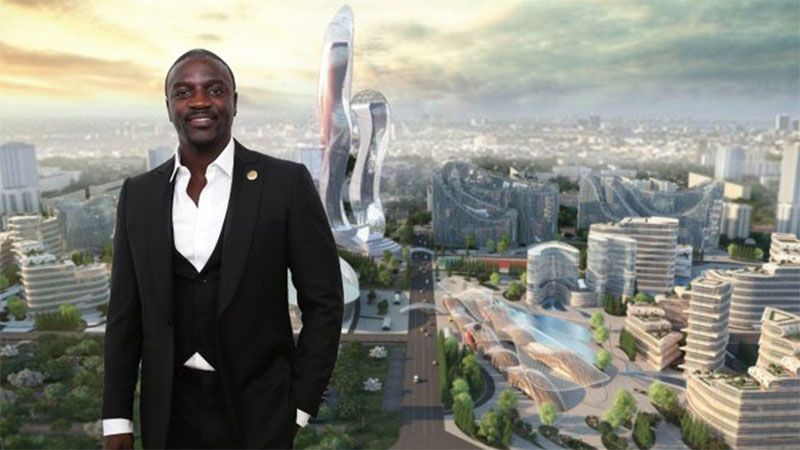 Rapçi Akon, Senegal'de kendi şehrini kurdu.