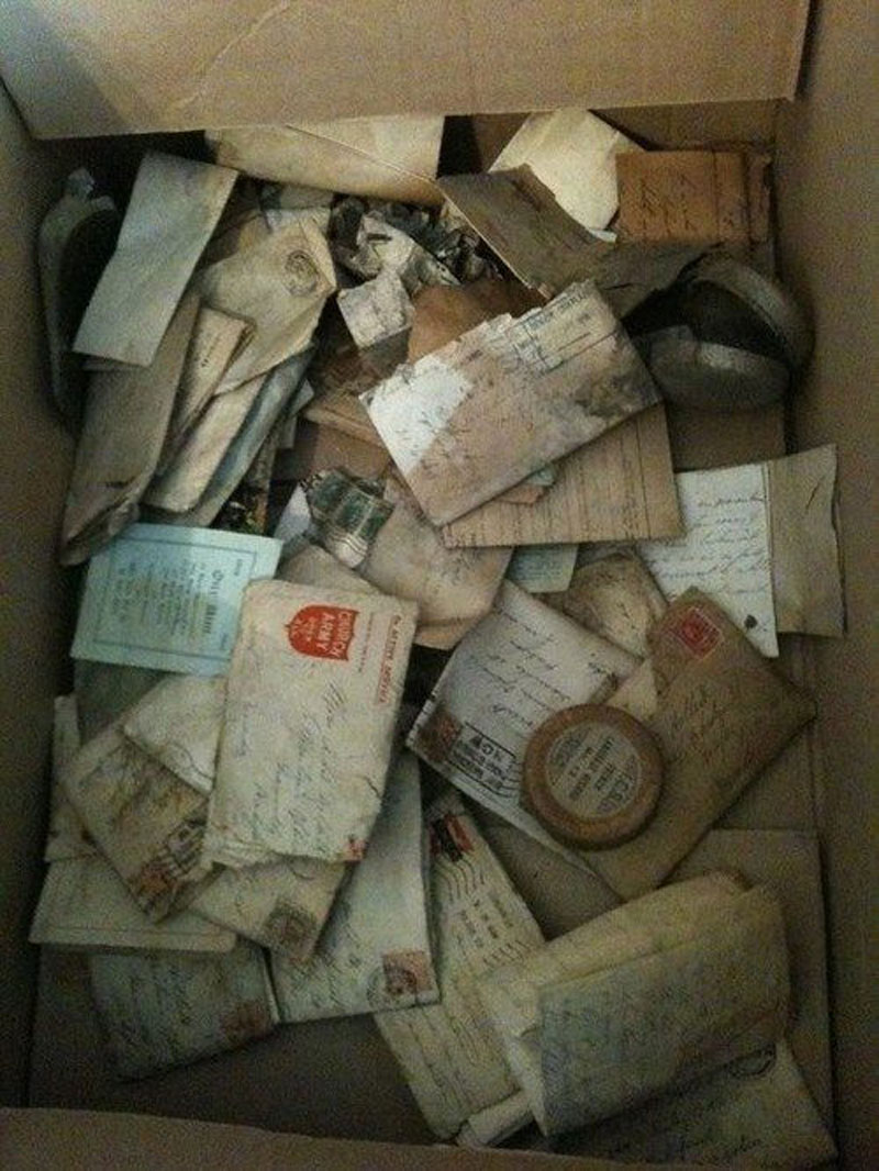 Bir adam duvarında Birinci Dünya Savaşı askerine ait aşk mektupları buldu