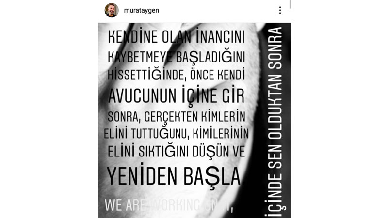 Murat Aygen'in Paylaşımı!